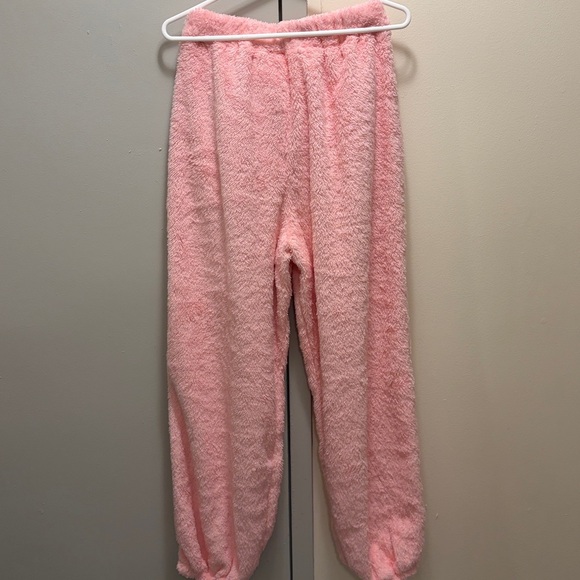 Pink Fleece Teddy pants - Picture 3 of 7